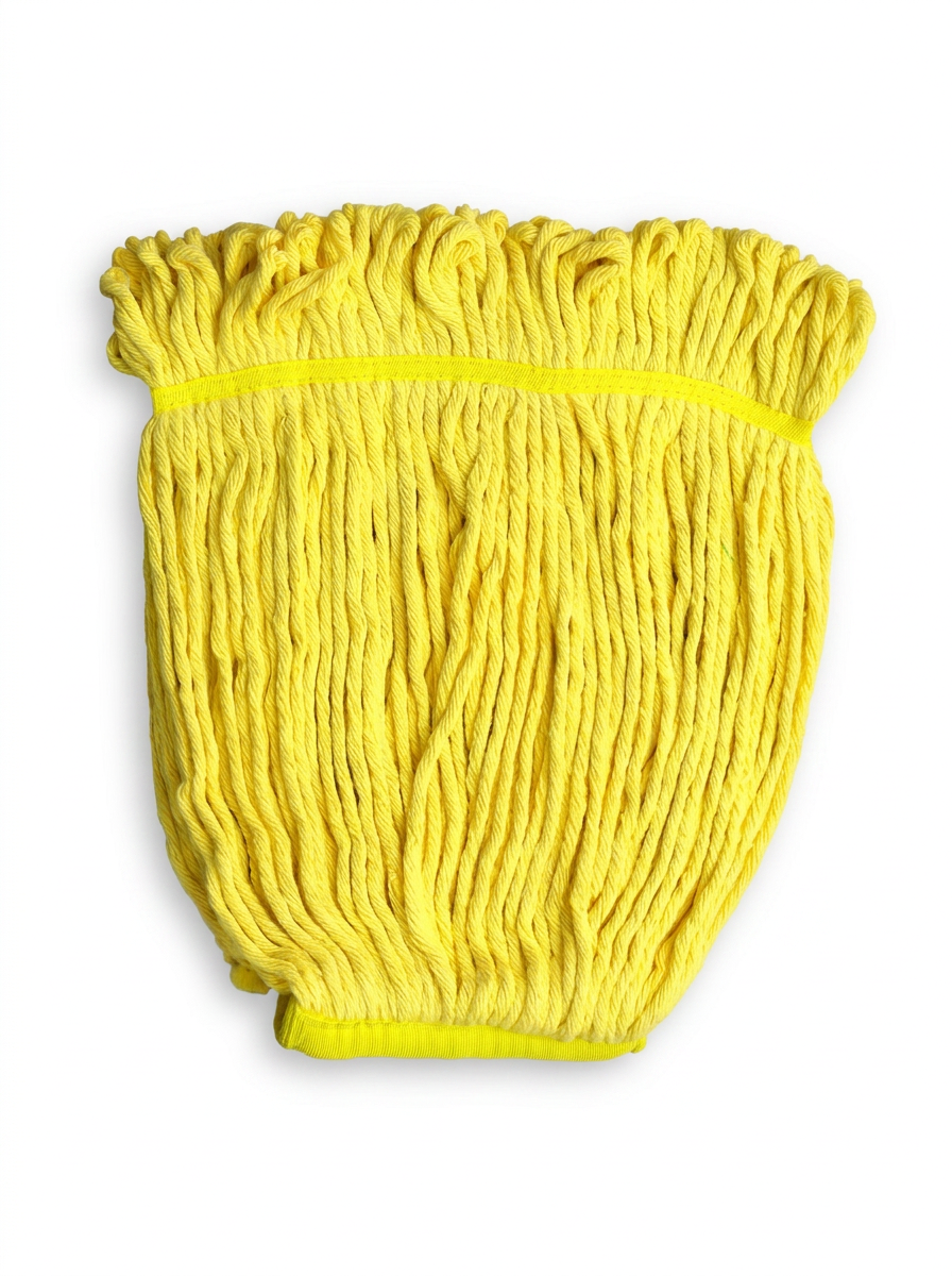 Floor Cleaning Mop, Full Color, Refill with Cover — Loop End