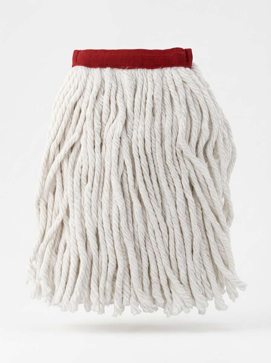 Floor Cleaning Mop, Poly Viscose 1S, Refill with Cover — Cut End