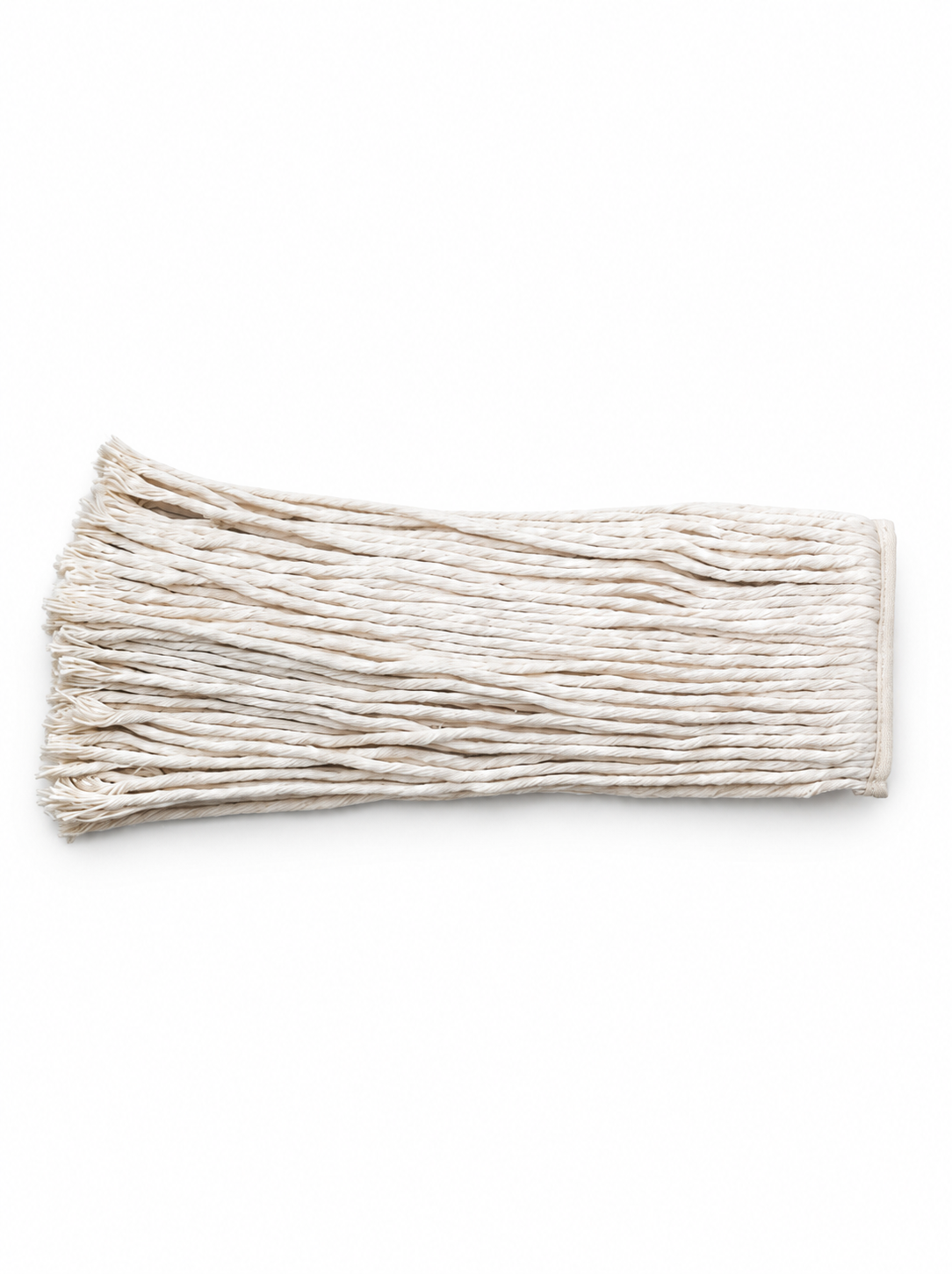 Floor Cleaning Mop, Natural Color, Refill with Cover — Cut End